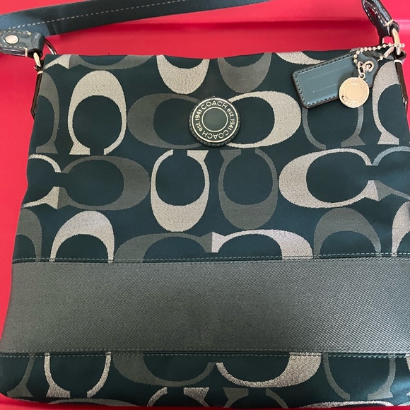 New Coach Teal Cross body bag. - Picture 4 of 9